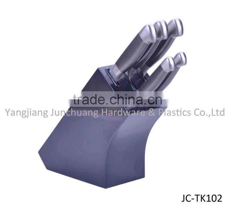 Durable new kitchen stainless steel knife set with block