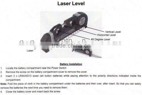 multi-function laser spirit level