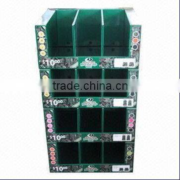 AEP promotional cardboard plush toy display stand