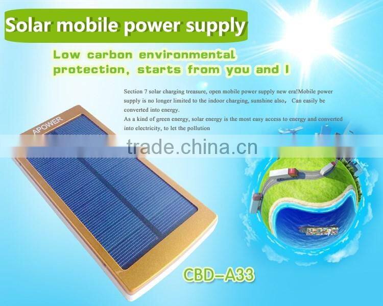 solar power bank 30000mAh portable power banks for mobile phone