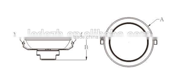 led down lights 2.5 inch round led downlight 5/7/10/15/20w round light