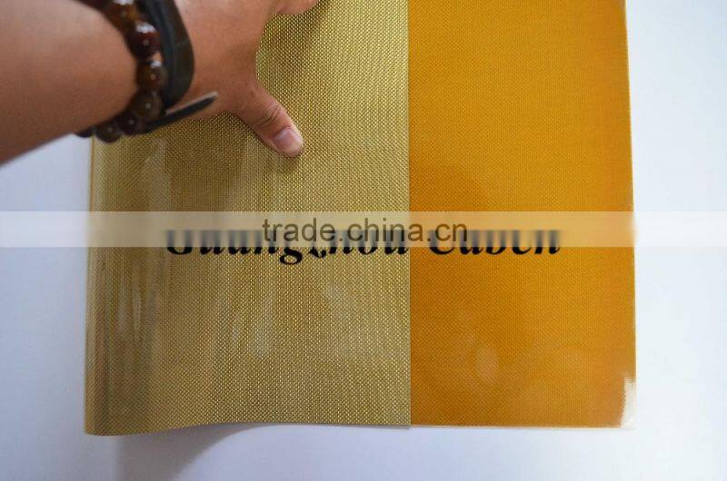 super high quality 1K two sides used plain gold color plain fiberglass laminate made in Guangzhou factory original