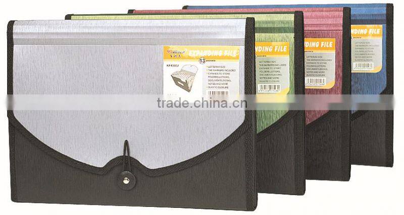2015 Office Stationery A4 PP Expanding file folder