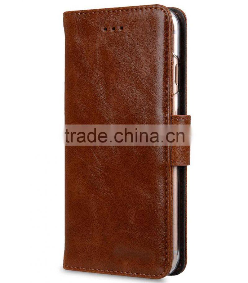 Brown Wallet MOBILE PHONE COVER PU Leather Case for Apple iPhone 7 Plus(5.5")