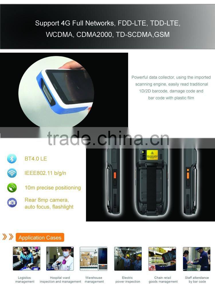 Handheld qualcomm 8909 mobile barcode scanner pda for android