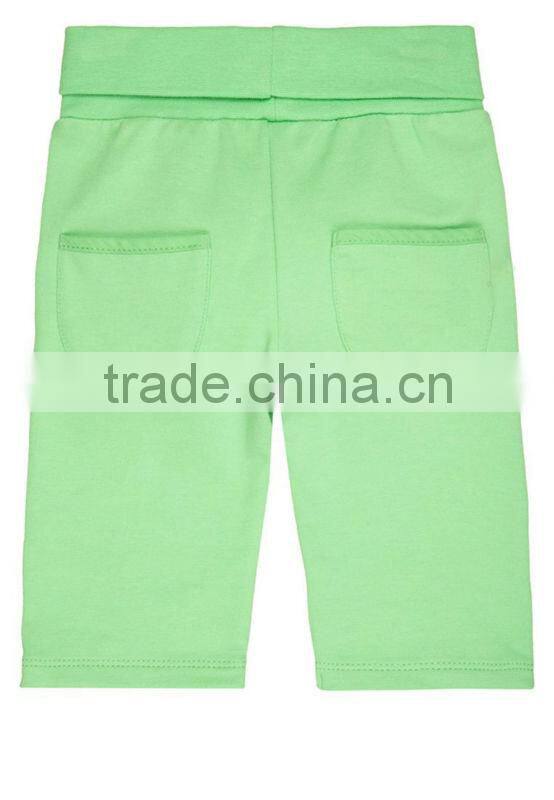 100% Cotton Plain Baby Leggings Pants With Pocket