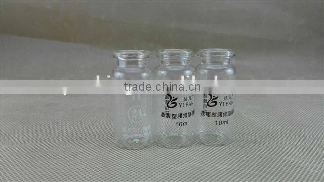 Hot stamping amber 10cc vials with vial box