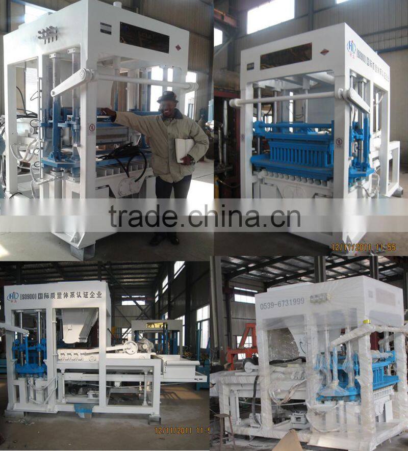 High Capacity and Quality QT4-15 cement block and brick making machine