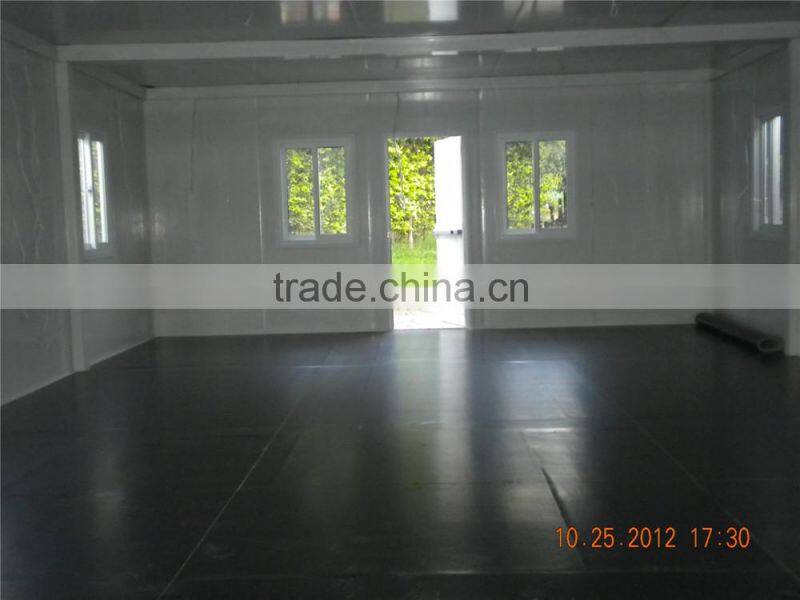 Movable foldable prefabricated container house two floors