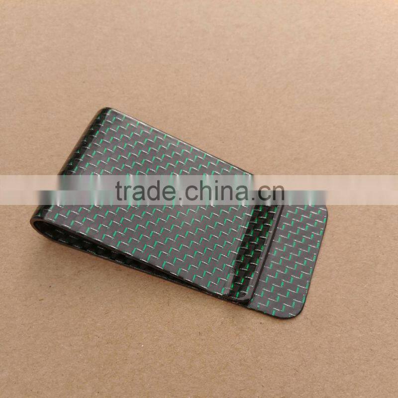 high quality carbon fiber money cilp for friends/college