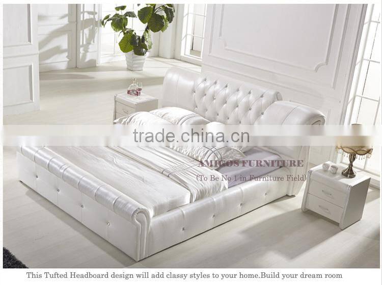 Furniture baroque bedroom bed wooden furniture design