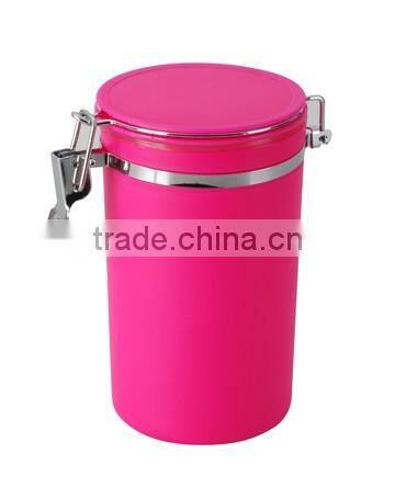 Tall Clear Plastic Preserving Jar With Wire Clamp Closure