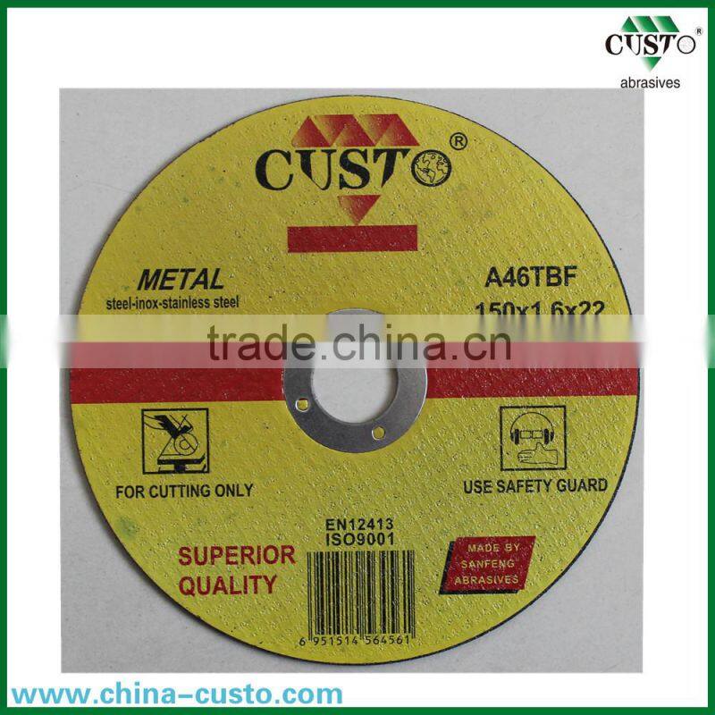 115x1.0x22.23mm ISO 9001 and MPA EN12413 T41super thin Cutting Wheel