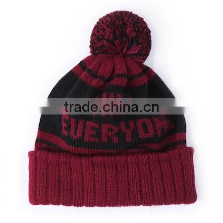 Acrylic Jacquard Knitted Hat Cap Factory