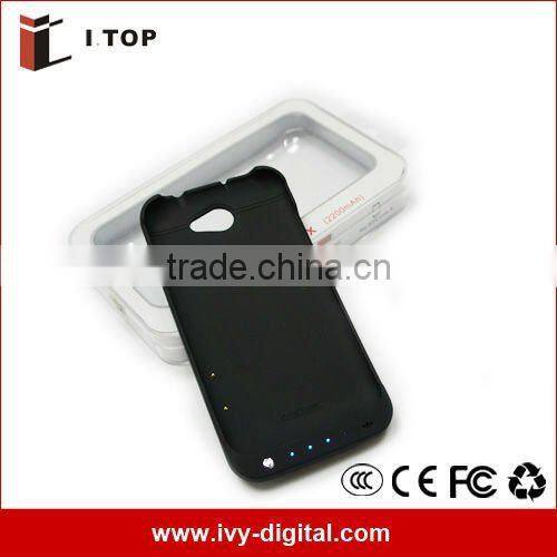 External Battery Charger Case For HTC One X 2200mAh