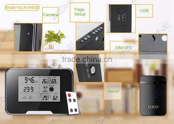 indoor hd hidden spy camera hidden security clock camera with children alarm clock
