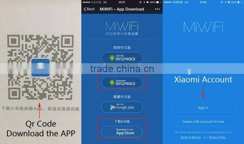 Original Xiaomi Router 3 Mi WiFi Router 4 Antenna Roteador Dual Band 2.4G/5G 867Mbps USB With Smartphone APP Control