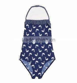 Red printing Tankini swimsuit bras