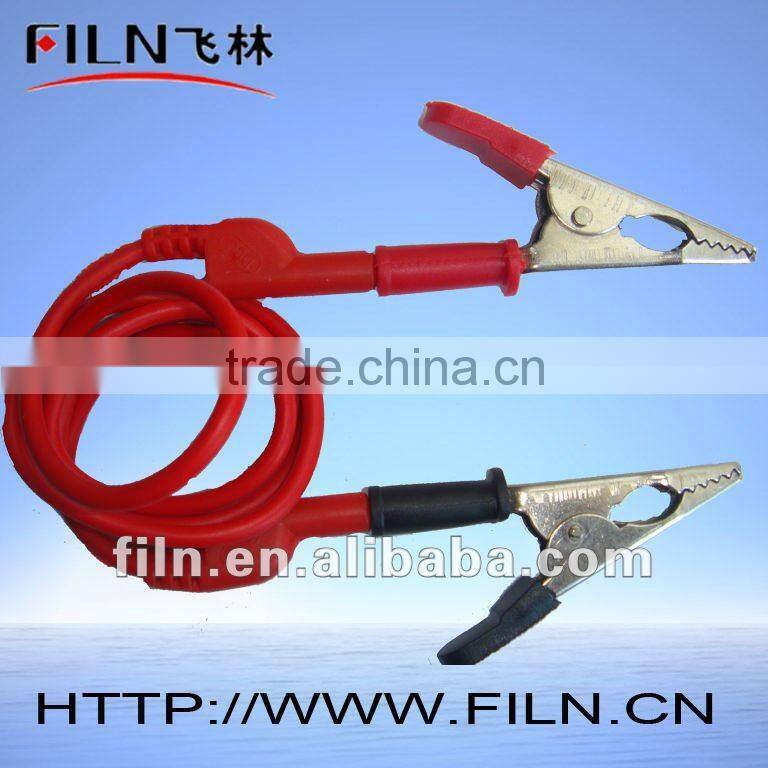 electrical alligator clip with wire