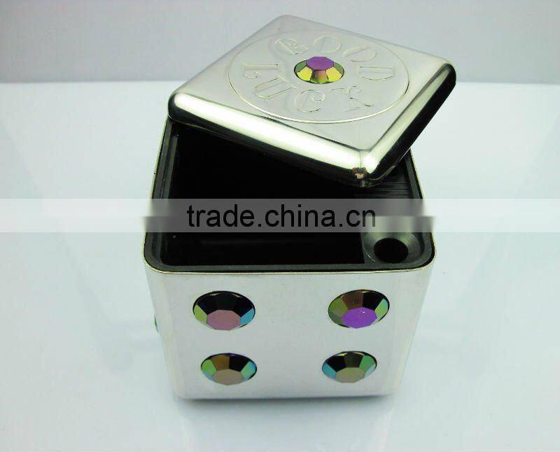 Mini Pocket Rhinestone Ashtray