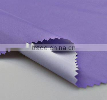 Hot selling 290T pvc calendering plain taffeta fabric /polyester 75d*75d taffeta fabric for down jacket,etc