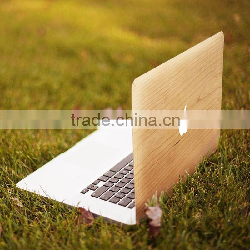 Ultra Slim Light Weight Wooden Hard Case Cover for Macbook Pro, Bamboo Wood Skin for Macbook 11" 12" 13" 15"