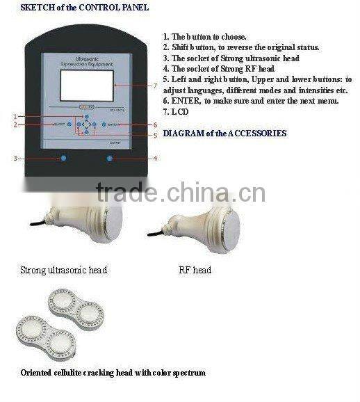 F006-Ultrasound cavitation belly Fat Loss Slimming machine