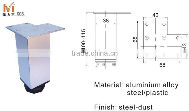 Other Furniture Hardware Type Metal Cabinet Legs for Furniture