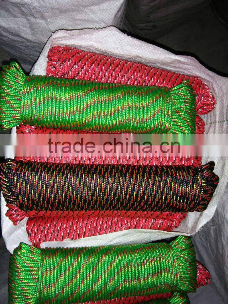 16 strand pp braided rope pp twisted rope for packing