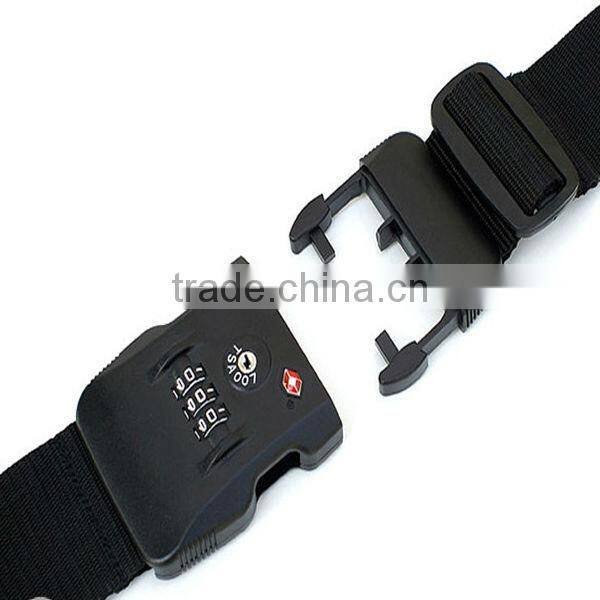 Taffeta named luggage strap for travel bag