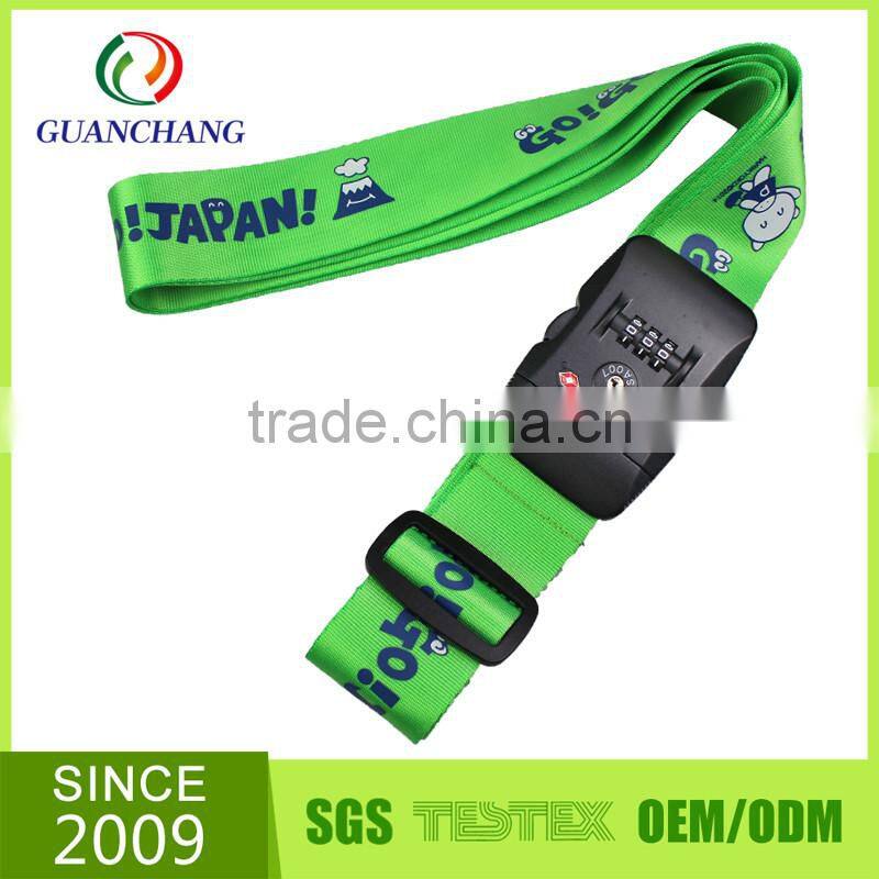 Luggage name tag belt