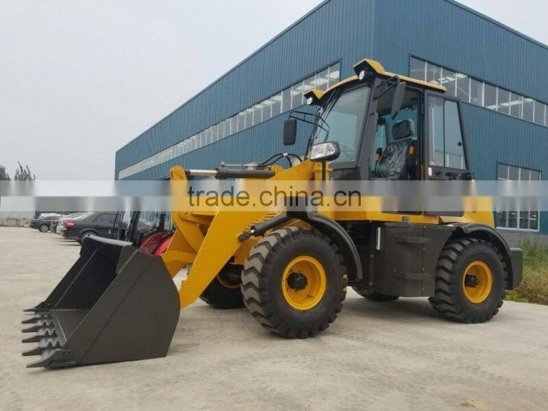 1.6TON articulated wheel loader916 with 0.8 m3 bucket and sinchai engine