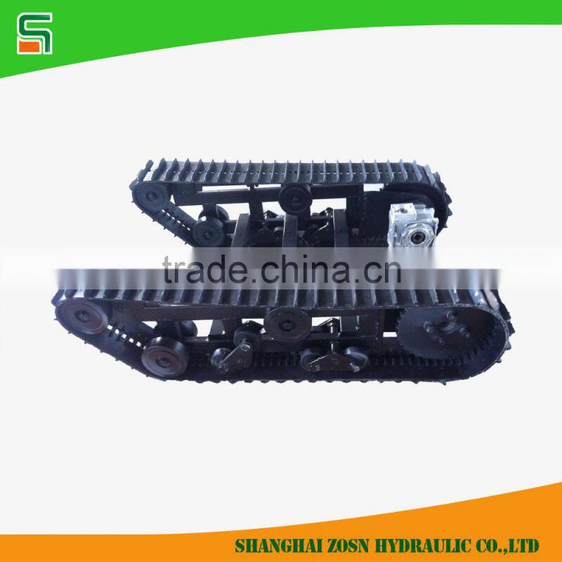 2 ton rubber track chassis for small size crawler machine