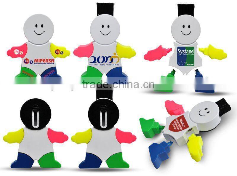 Little kid highlighters and brush/snowman marker/copic markers/Creative pen/sharpie highlighter