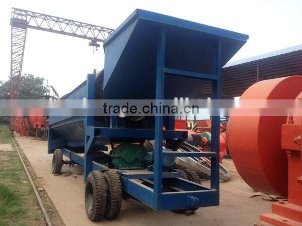 Large capacity mobile drum screen, drum sieve, mobile trommel for sale