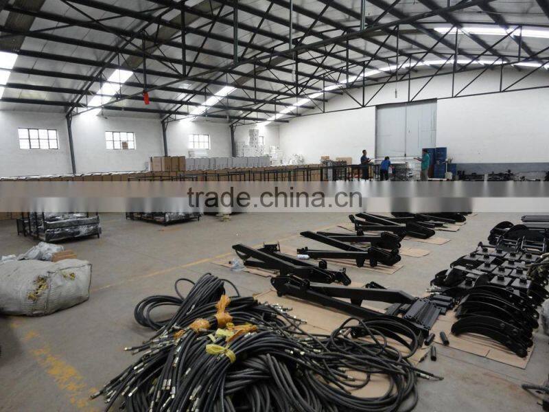 China made ATV or Tractor Mounted Self Powered Log Loader with Trailer For Sale