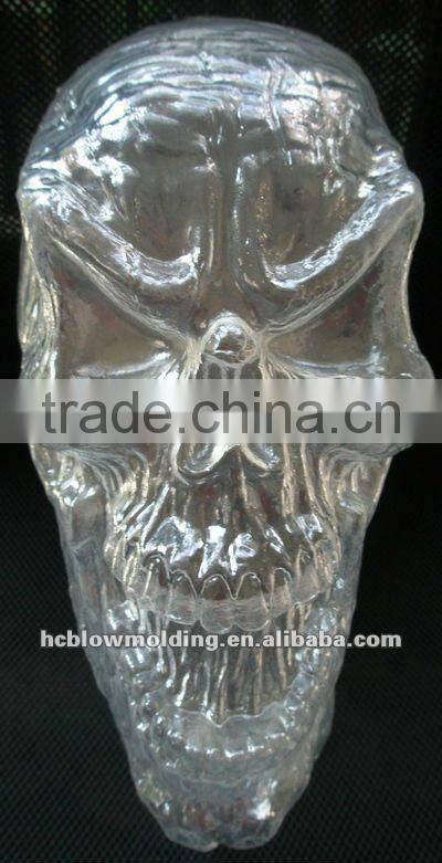 Customize Wholesale Halloween life live human plstic skull heads for decoration
