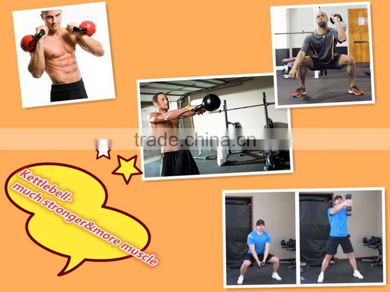 Fitness body black spray kettlebell