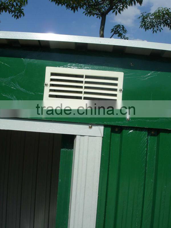 Storage garden shed(HX81222)outdoor storage metal shed structure