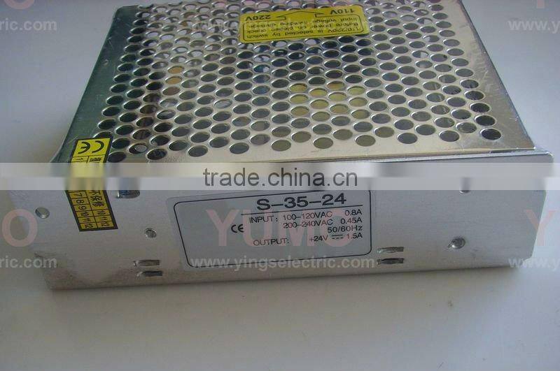 S-35-24 wholesale Single output 35w 24v switching power supply constant voltage supply