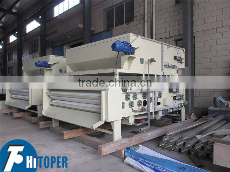 Water purification systems for home slurry of the belt filter press