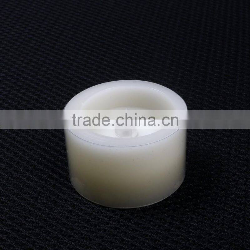 Yellow Amber Flickering Flameless Paraffin wax Candles with Timer(6 Hours On,18 hours Off) LED Battery Powered Candles