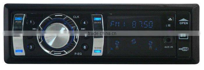 Car CD Mp3 player with SD,USB,supported and fold-down detachable panel