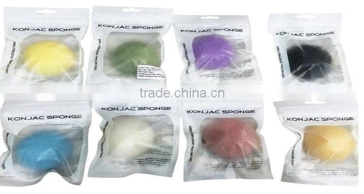 Hot sale Japaness 100% natural organic Konjac cleaning body sponge