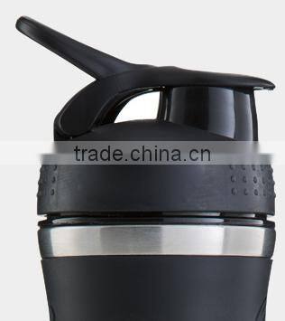 800ml stainless steel protein shaker