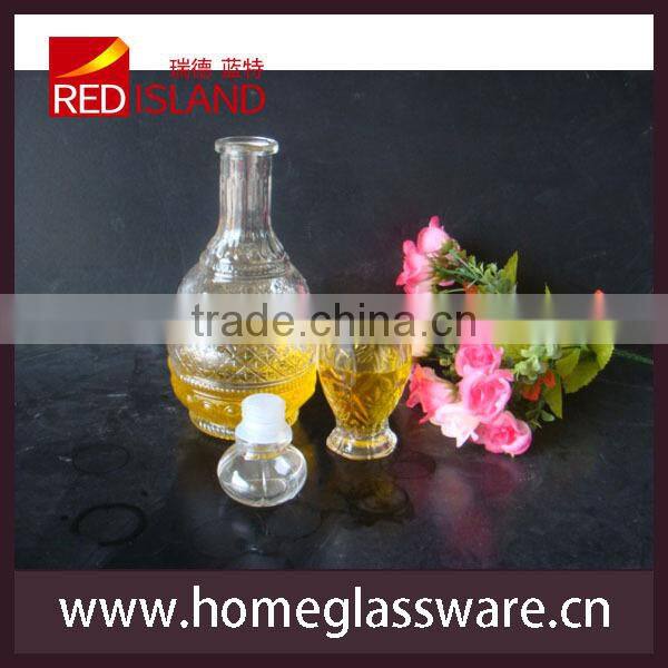 650ml wine glass bottle brandy whisky glass bottle
