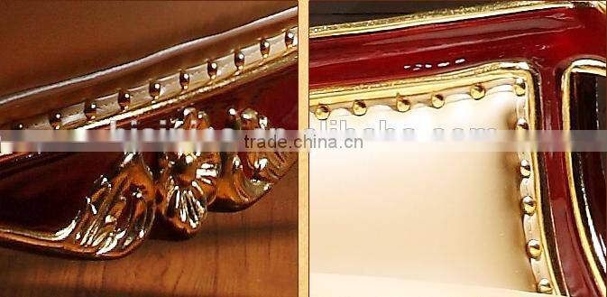 European Style Living Room Leisure Chair, Villa Royal Single Chair and Tea Table Set (BF01-ML029)