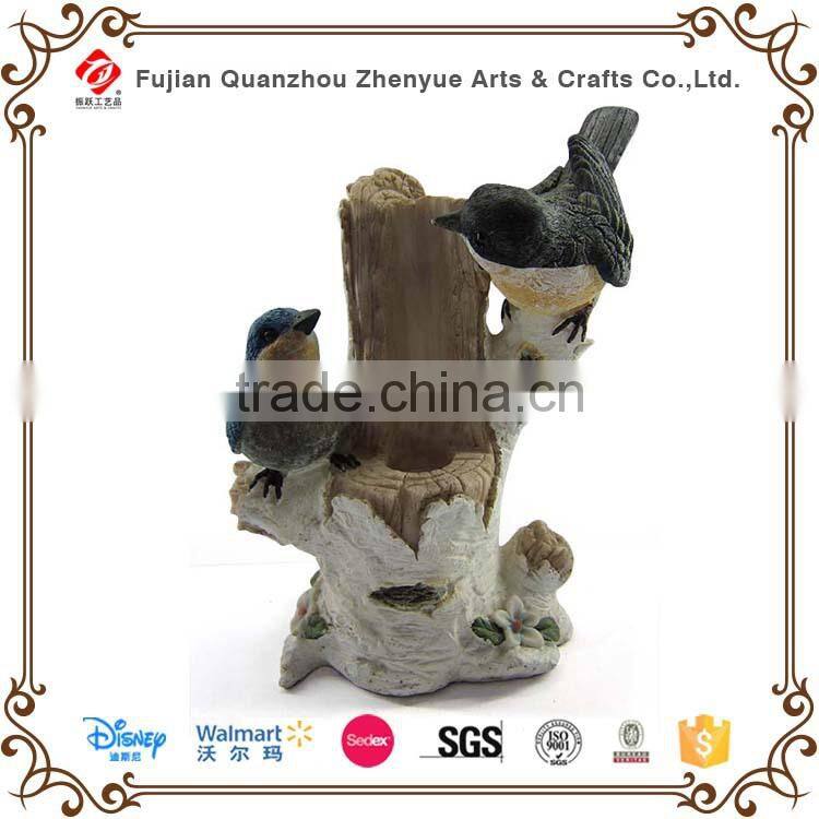 2015 vivid resin bird figurine