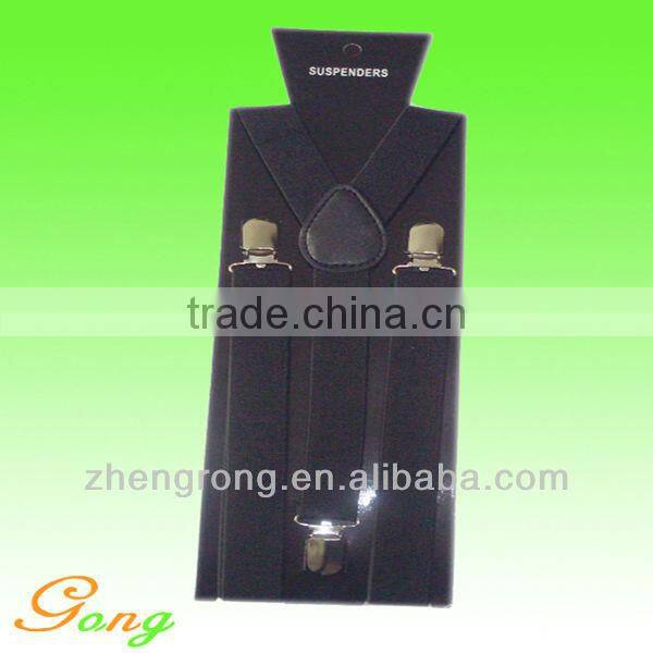 Lady's cheap elastic new fashion design orange suspenders