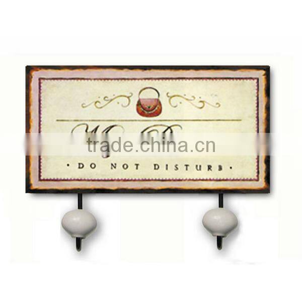 Metal Decorative Wall Hook Metal Decal Wall Hanger